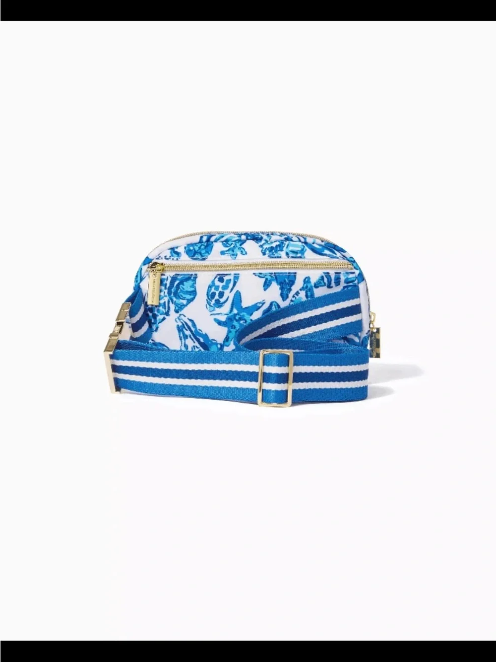 NWOT. LILLY PULITZER Jeanie Belt Bag Resort White Shell Collector - Picture 4 of 9